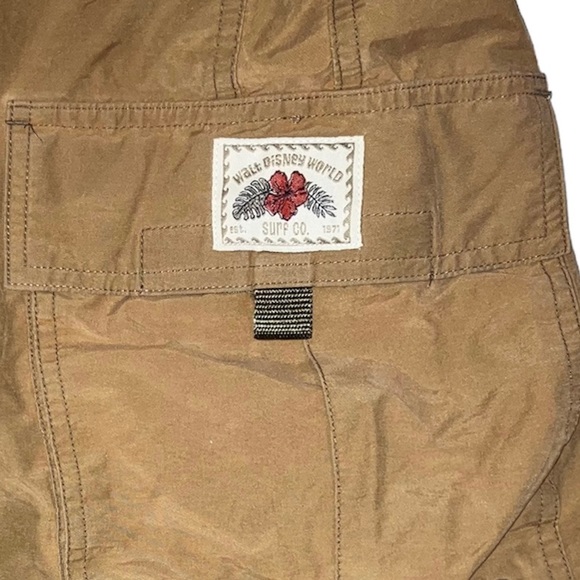 *5 for $25!* Walt Disney World Surf Co. Swim Shorts Trunks Khaki Brown Men’s XXL - Picture 2 of 5